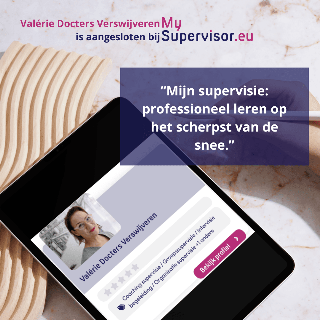Valérie Docters van Leeuwen is supervisor en werkt internationaal. Ze heeft zich aangesloten bij het platform MySupervisor.